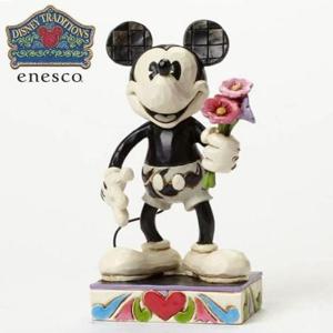 [반려] 에네스코 꽃다발 흑백미키 피규어 16cm G4043665
