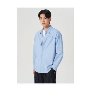 에잇세컨즈 8SECONDS 60수 코튼 포플린 오버핏 셔츠 스카이 블루 (424264LY2Q) 424264LY2Q 404665