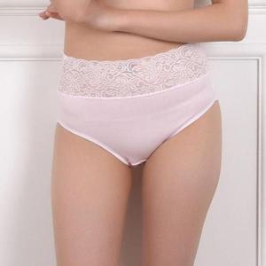 브라팬티 (조은)하이웨스트 맥시 허리 레이스 면스판 팬티