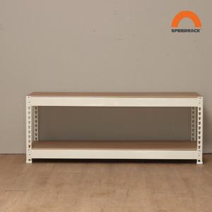 [스피드랙]700x400x900_2단 베란다 수납 창고 팬트리 정리선반