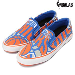 [NBALAB] (MG20_F18L001KNBO_) 한정판캔버스 슬립온 뉴욕 닉스 F