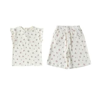 [밍크뮤] 밍크뮤ch 모노플라워티셔츠팬츠세트(백일돌유아베이비어린이집유치원) (36314410100) 3631441010