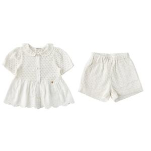 [밍크뮤] 밍크뮤ch 져지크로쉐블라우스팬츠세트돌유아베이비어린이유치원선물 36315312020 3631531202