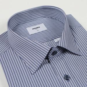 [레노마셔츠] ROFSL0-051NY 구김적고 단정하고 깔끔한 스트라이프  면스판 셔츠 ROFSL0051