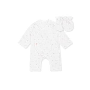 [오가닉맘] 유아 베이비뱀뱀배내가운손싸개세트 (MKSNBW07) MKSNBW07