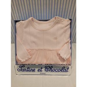 [쇼콜라] 쇼콜라 엘리스바디슈트 (TNOWUS022Q)여아가을겨울실내복출산백일선물 TNOWUS022Q