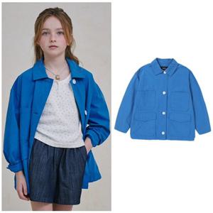 [블루테일] 블루테일2 AAB2JK01BU 주니어 남아 여아 블루 포켓 카라 자켓 고학년 AAB2JK01BU