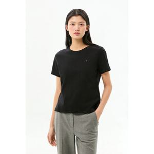 [타미힐피거종합관] 여성 크루넥 슬럽 티셔츠 T22G3TTO080WT2 BDS T22G3TTO080WT2