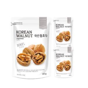 [리치팜너트]국산통호두110g x 3팩
