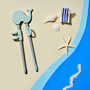 글라스락 베이비 교정 젓가락 (민트)