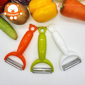 테콘 곰돌이 양배추칼 국산 채칼 슬라이서 감자 칼 필러 돈까스