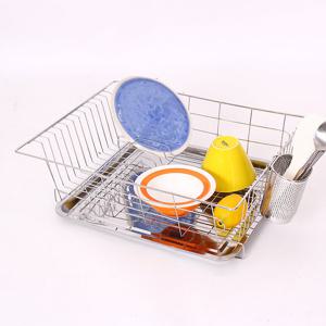 식기건조대 1단 슬라이드A 스텐 싱크대선반 접시 설거지건조대