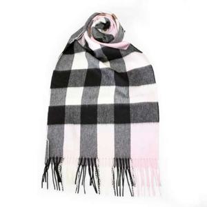 [버버리] 체크 캐시미어 머플러 8049724 B1017 ROSA