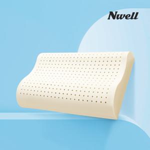 느웰 천연라텍스 굴곡형 베이직 경추베개(속커버)