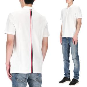 [톰브라운] 센터백 스트라이프 MJP042A 00050 100 릴렉스핏 폴로 반팔 티셔츠