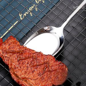 뉴엔온미 대왕 서빙 스푼 숟가락 수저 뷔페 스텐 조리도구 KI214