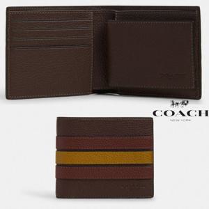 코치 COACH CM164 cpn 남자 지갑 스트라이프 3 In 1 접이식 지갑