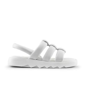 쿠거 쥴리아나 가죽 샌들-화이트