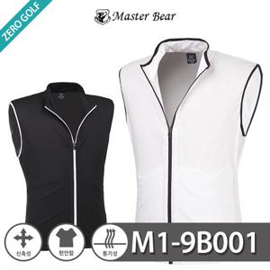 제로다몰 기본 라인 배색 망사조끼 남성 골프웨어 골프조끼