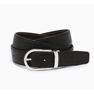 [헤지스ACC] 블랙 단색 소가죽 벨트 HJBE4F301BK