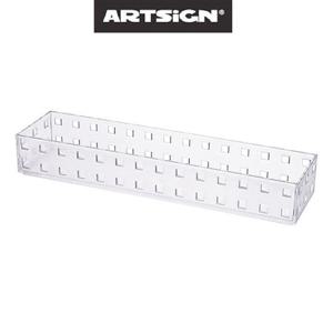 반투명 깔끔 사각트레이 5형 수납박스 정리함 소형