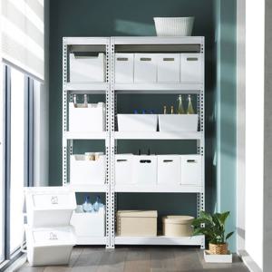 [스피드랙]1200x400x1800_6단 베란다 수납 창고 팬트리 정리선