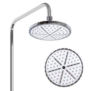 해바라기 대헤드 원형 화이트/욕실  수전