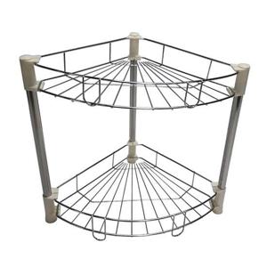 조립식 욕실 코너선반 2단 수납장 진열대 EA001