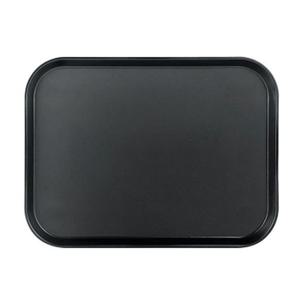 논슬립 쟁반 서빙 카페 손잡이 쟁반 사각 블랙 중 1P