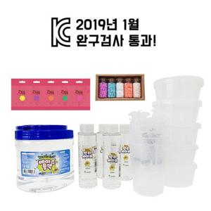 완구검사통과/안전한 나만의 형광슬라임 만들기5인KIT