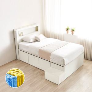 동서가구 엘르 LED SS 벙커침대+계단+9존독립매트리스 DF922216