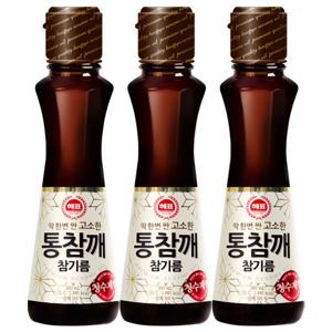 해표 통참깨 참기름 300ml 3개
