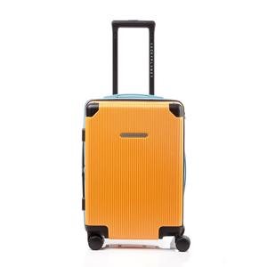 [무케] 럭키플래닛_메르씨 캐리어 21인치 오렌지 여행 심플 PC소재 기내용 내구성