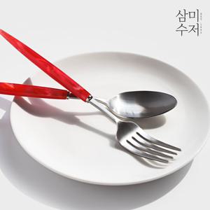 [1개+1개] 삼미수저 펄스모키 아크릴 디저트스푼 1P
