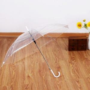 장우산 투명우산 비닐 우산 판촉 시야 확보 반자동