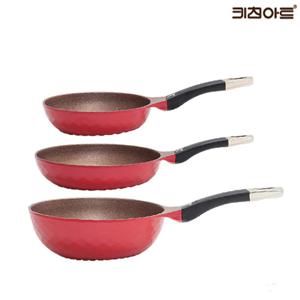 키친아트 꼬뜨 울트라 논스틱코팅 인덕션 후라이팬세트 3종E 후20+28+웍30