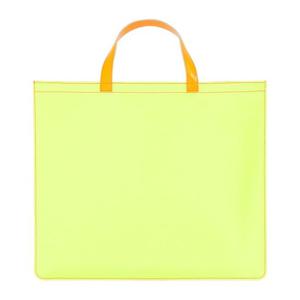 꼼데가르송 슈퍼 플루오 가죽 토트백 SA9000SF PINK YELLOW