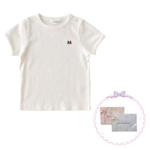 [밍크뮤] (IV)아미띠에뮤뮤반팔티셔츠 (35170-670-04) 3517067004