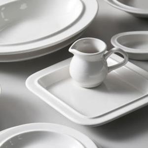 [시라쿠스] 메이플 화이트 정사각접시 S 1p