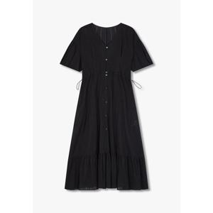 [보브] 숏 슬리브 브이넥 셔츠 원피스 7155237201