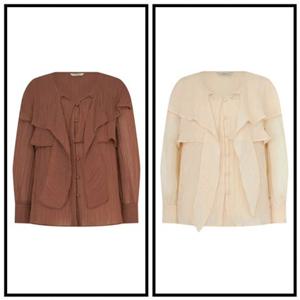 [케네스레이디] 타이 러플 블라우스 (EWBLOI0304) EWBLOI0304