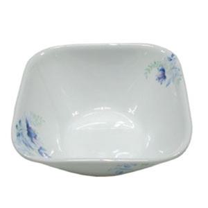 코렐 블루플로랄 사각 습볼(대)16.5cm 대접 음식접시 사각접시 볼 앞접시 찬기 찬접시 그릇 사각그릇 다용