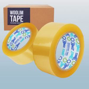 우림 박스테이프 더블경포장 48mmx80m(50개) 박스 박스테이프 포장테이프 박스포장용품 박스포장테이프 안