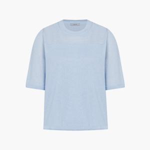 [케네스레이디] 시스루 라운드넥 반팔니트 (EKPOPC0102) EKPOPC0102