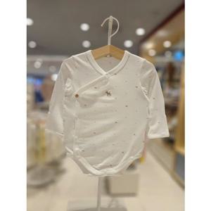 [블루독베이비] 블루독베이비 25.FW CR)BI뱀부배내바디수트 45A70-040-02 바디수트 배내수트 가을겨울수트 출산선물 45A7004000