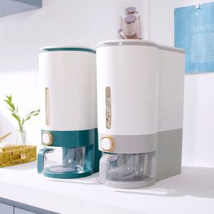 헬로제인 버튼식 밀폐 계량 쌀통 5kg 10kg 쌀보관 쌀보관통 쌀보관함 쌀보관용기 곡물통 계량쌀통 곡물보관