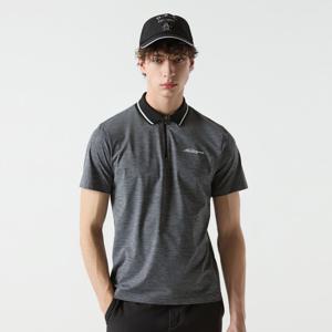 [먼싱웨어]남성 냉감 멜란지 반팔티셔츠 다크그레이(MQ221MTS57)