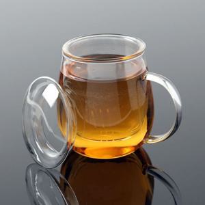 로하티 글라시오 내열유리 티머그 500ml 내열유리컵 손잡이유리컵 티컵 유리찻잔 투명찻잔 투명뚜껑찻잔 뚜