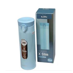 텀블러 물병 에지리 원터치 보온병 보냉 블루 330ml