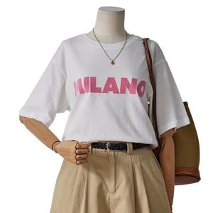 [포커스]밀라 반팔 티셔츠 FM5C7TS0039